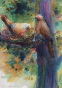 watercolor by Elaine Harvey