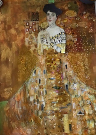 Mixed media of Gustav Klimt