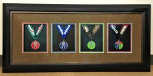 shadowbox w/ medals