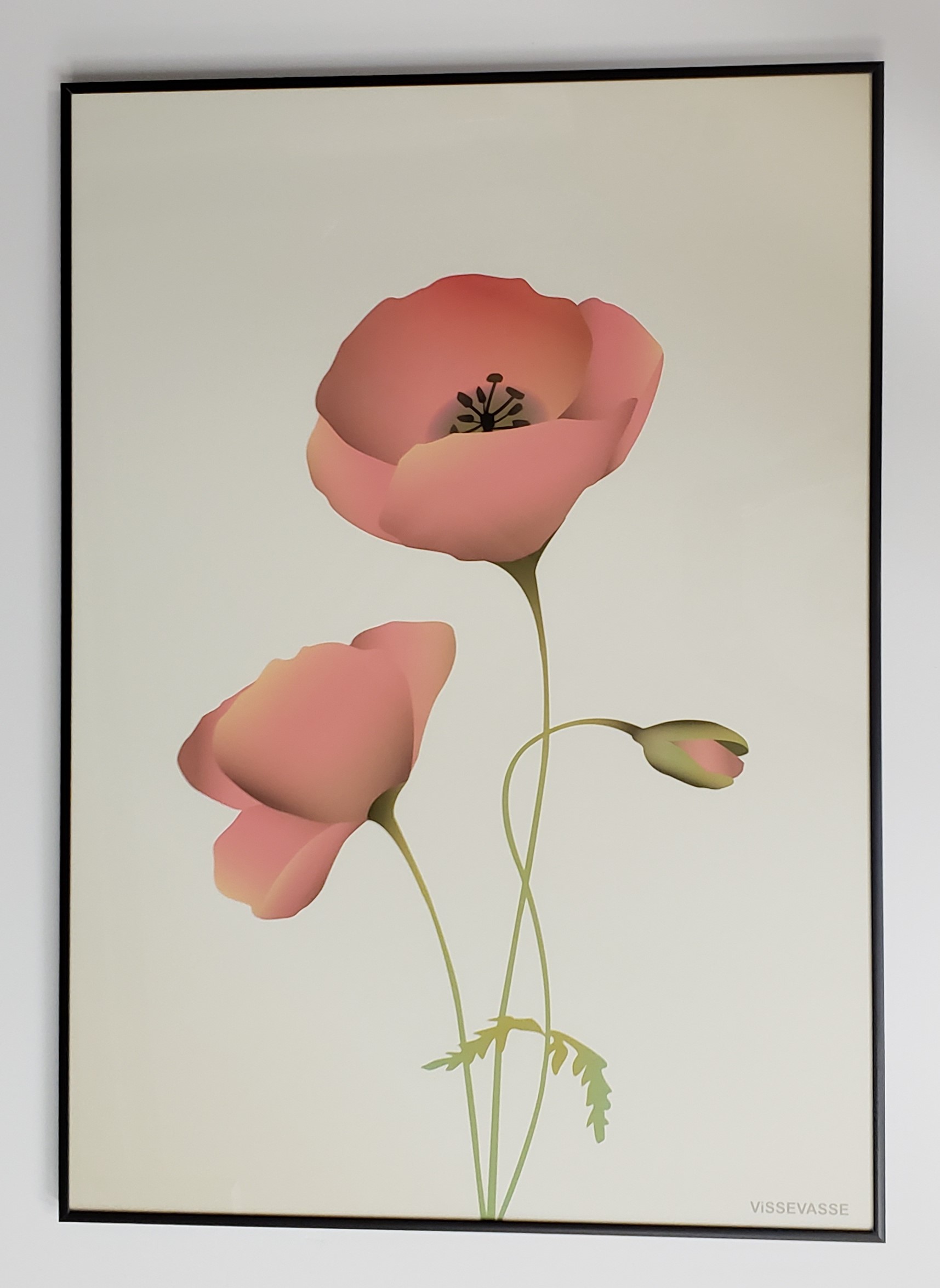 black metal poster frame